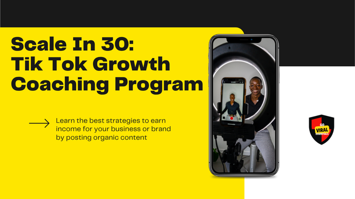 Scale In 30: Tik Tok Growth Coaching Program